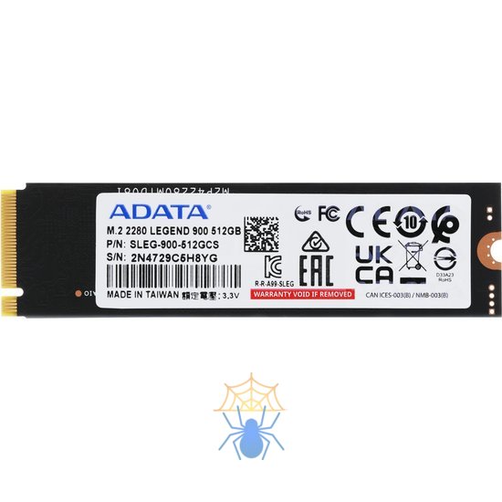 SSD жесткий диск M.2 2280 512GB SLEG-900-512GCS ADATA фото 2