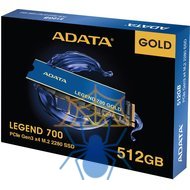 Накопитель SSD A-Data PCIe 3.0 x4 512GB SLEG-700G-512GCS-SH7 Legend 700 Gold M.2 2280 фото 7