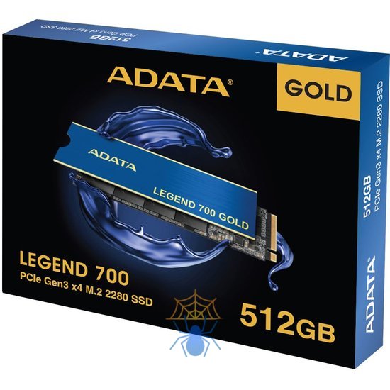 Накопитель SSD A-Data PCIe 3.0 x4 512GB SLEG-700G-512GCS-SH7 Legend 700 Gold M.2 2280 фото 7