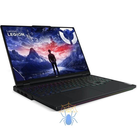 Ноутбук Lenovo Legion Pro 7 16IRX9H Core i9 14900HX 32Gb SSD1Tb NVIDIA GeForce RTX4090 16Gb 16" IPS WQXGA (2560x1600) noOS black WiFi BT Cam (83DE004HRK) фото 2