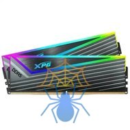 Модуль памяти XPG CASTER RGB DDR5-6000 AX5U6000C3016G-DCCARGY,CL30, 1.35V K2*RGB GRAY ADATA фото