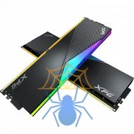 Модуль памяти XPG LANCER RGB DDR5-6400 AX5U6400C3216G-DCLARBK, CL32, 1.4V K2*RGB BLACK ADATA фото 2