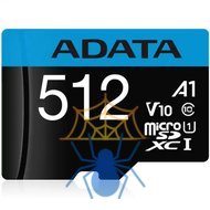 Карта памяти MICRO SDXC AUSDX512GUICL10A1-RA1 ADATA фото