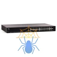 SG250X-24P-K9-EU Коммутатор SG250X-24P 24-Port Gigabit PoE Smart Switch with 10G Uplinks фото