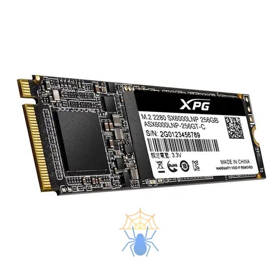 SSD жесткий диск M.2 2280 ASX6000LNP-256GT-C ADATA фото