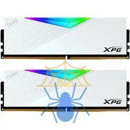 Модуль памяти XPG LANCER RGB DDR5-6000 AX5U6000C3016G-DCLARWH,CL30, 1.35V K2*RGB WHITE ADATA фото