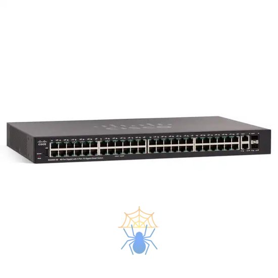 SG250X-48P-K9-EU Коммутатор SG250X-48P 48-Port Gigabit PoE Smart Switch with 10G Uplinks фото