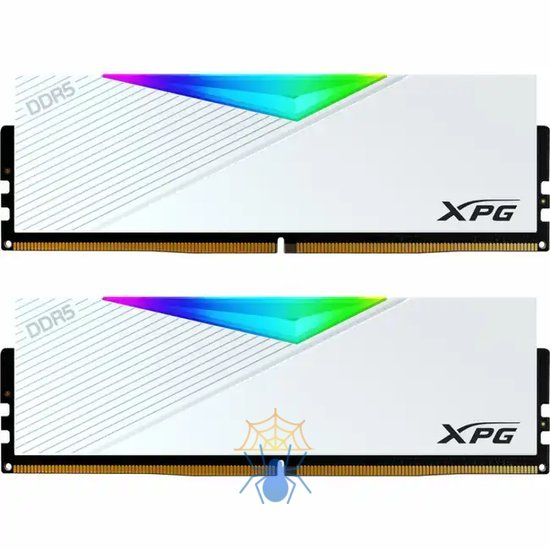 Модуль памяти XPG LANCER RGB DDR5-5600 AX5U5600C3632G-DCLARWH, CL36, 1.25V K2*RGB WHITE ADATA фото