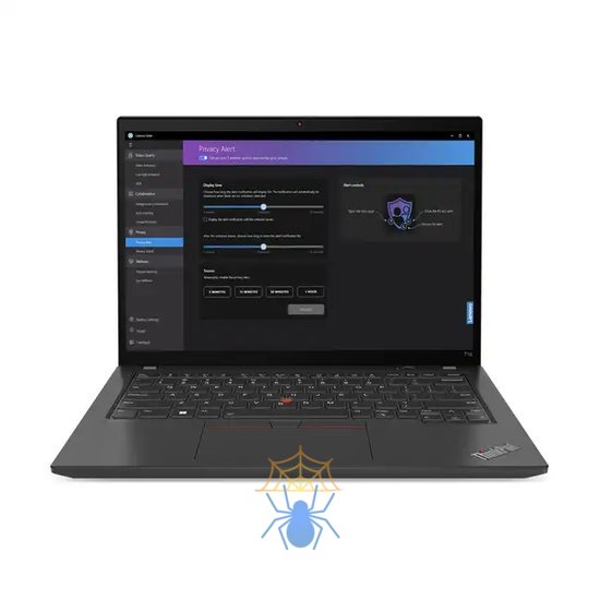 Ноутбук ThinkPad T14 Gen 4 14" WUXGA (1920x1200) IPS 300N, i7-1355U, 16GB LPDDR5 5200, 512B SSD M.2, Intel Iris Xe, WiFi, BT, FPR, FHD Cam, KB Ru/Eng, 52.5Wh, 65W USB-C, Win 11 Pro, 1Y, 1.37kg фото 2