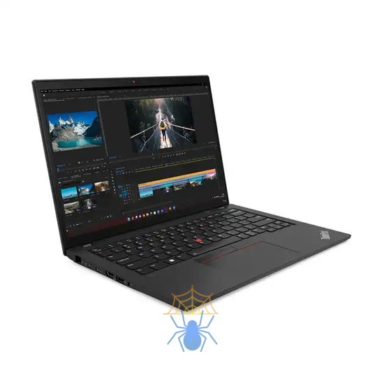 Ноутбук ThinkPad T14 Gen 4 14" WUXGA (1920x1200) IPS 300N, i7-1355U, 16GB LPDDR5 5200, 512B SSD M.2, Intel Iris Xe, WiFi, BT, FPR, FHD Cam, KB Ru/Eng, 52.5Wh, 65W USB-C, Win 11 Pro, 1Y, 1.37kg фото