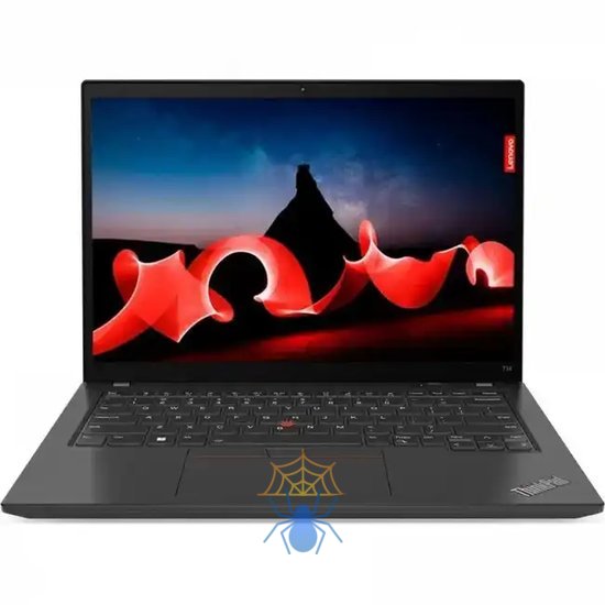 Ноутбук Lenovo ThinkPad T14 G4 Core i7 1360P 16Gb SSD512Gb NVIDIA GeForce MX550 4Gb 14" IPS WUXGA (1920x1200) Windows 11 Professional 64 black WiFi BT Cam (21HEA02700) 21HEA02700 фото 2