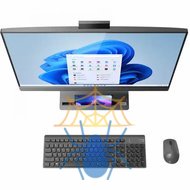 Моноблок Lenovo IdeaCentre AIO 5 27IAH7 27" QHD (2560x1440) IPS 350N, i5-13500H, 2x8GB SO-DIMM DDR5 5200, 512GB SSD M.2, Iris Xe, WiFi6, BT, 5.0MP+IR Cam, Wireless KB&Mouse, Win 11 Pro, Storm Grey, 1Y фото 3