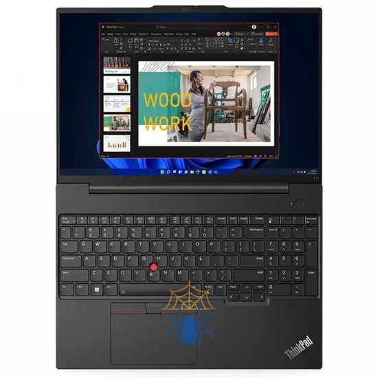 Ноутбук ThinkPad E16 Gen 1 16" WUXGA (1920x1200) IPS 300N, i7-1355U, 2x8GB DDR4 3200, 512GB SSD M.2, Intel Iris Xe, WiFi6, BT, FPR, TPM2, IR&FHD Cam,KB Eng/Ru, 57Wh, 65W USB-C, NoOS, 1Y, 1.81kg фото 7