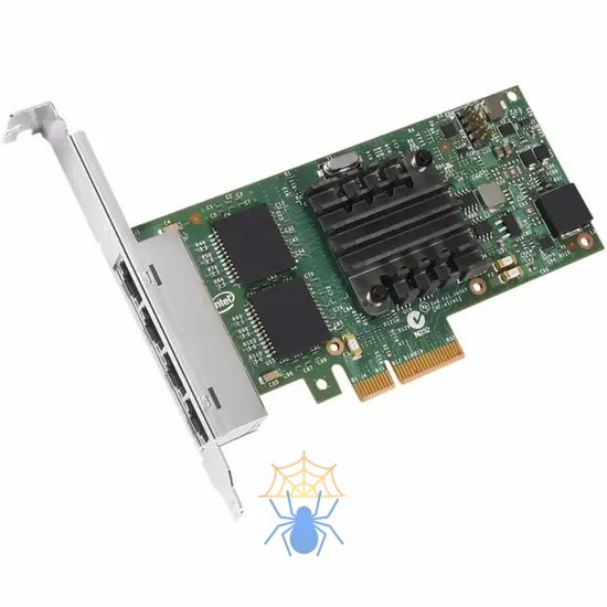 Lenovo TopSel I350-T4 Quad port 1Gbps(4xRJ-45) Ethernet Server Adapter by Intel PCIe x4 v2 incl FH and LP bracket (replace 0C19507) фото