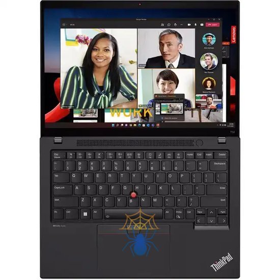 Ноутбук ThinkPad T14 Gen 4 14" WUXGA (1920x1200) IPS 400N, i7-1355U, 2x16GB LPDDR5 5200, 1TB SSD M.2, Intel Iris Xe, WiFi, BT, FPR, 5.0MP Cam,KB Ru/Eng, 52.5Wh, 65W USB-C, Win 11 Pro, 1Y, 1.37kg фото 4