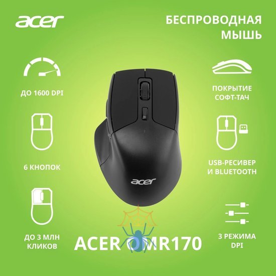 Мышь Acer OMR170 ZL.MCEEE.00N фото 2