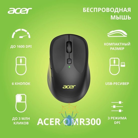 Мышь Acer OMR300 ZL.MCECC.01R фото 2