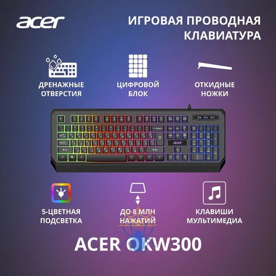 Клавиатура Acer OKW300 ZL.KBDCC.019 фото 2