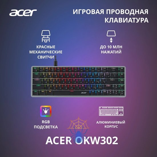 Клавиатура Acer OKW302 ZL.KBDCC.01C фото 2