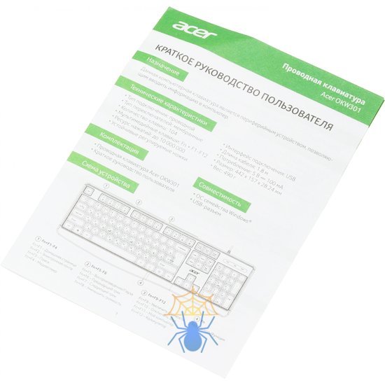 Клавиатура Acer OKW301 ZL.KBDCC.01A фото 10