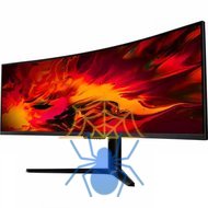 Монитор 49'' ACER Nitro EI491CURSbmiipphx , 5K  32:9, VA, 5120x1440, 4ms, 350 / 400cd, 120Hz, 2xHDMI(2.0) + 2xDP(1.4) + Audio Out, 3Wx2, FreeSync Premium Pro, HDR 400, h.adj 95, Curved 1800R Black фото 3