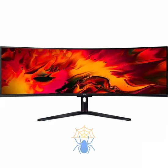 Монитор 49'' ACER Nitro EI491CURSbmiipphx , 5K  32:9, VA, 5120x1440, 4ms, 350 / 400cd, 120Hz, 2xHDMI(2.0) + 2xDP(1.4) + Audio Out, 3Wx2, FreeSync Premium Pro, HDR 400, h.adj 95, Curved 1800R Black фото