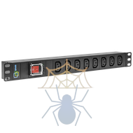 Блок розеток серии SNR-PDU базовый на 8xC13, без шнура питания с вилкой C14, 10A фото 2