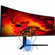 Монитор 49'' ACER Nitro EI491CURSbmiipphx , 5K  32:9, VA, 5120x1440, 4ms, 350 / 400cd, 120Hz, 2xHDMI(2.0) + 2xDP(1.4) + Audio Out, 3Wx2, FreeSync Premium Pro, HDR 400, h.adj 95, Curved 1800R Black фото 2