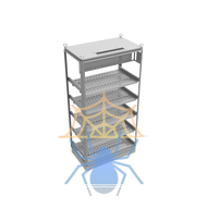 Аккумуляторный стеллаж 5 полок, 1800x1000x600 мм (SNR-UPS-RACK-181006-5) фото 7