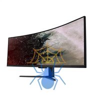 Монитор 49"    ACER  Nitro EI491CRPbmiiipx, VA, DisplayHDR 400, 3840x1080, DP Overclock:144Hz, HDMI:120Hz, 4ms, 178°/178°, 400nits, 3000:1, 2xHDMI + DP + Колонки  3Wx2 фото 3