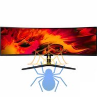 Монитор 49'' ACER Nitro EI491CURSbmiipphx , 5K  32:9, VA, 5120x1440, 4ms, 350 / 400cd, 120Hz, 2xHDMI(2.0) + 2xDP(1.4) + Audio Out, 3Wx2, FreeSync Premium Pro, HDR 400, h.adj 95, Curved 1800R Black фото