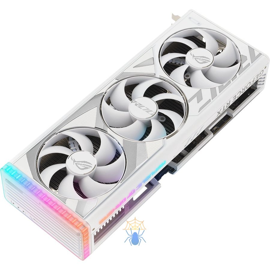 Видеокарта Asus PCI-E 4.0 ROG-STRIX-RTX4080S-O16G-WHITE NVIDIA GeForce RTX 4080 Super 16Gb 256bit GDDR6X 2640/23000 HDMIx2 DPx3 HDCP Ret фото 3