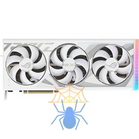 Видеокарта Asus PCI-E 4.0 ROG-STRIX-RTX4080S-O16G-WHITE NVIDIA GeForce RTX 4080 Super 16Gb 256bit GDDR6X 2640/23000 HDMIx2 DPx3 HDCP Ret фото