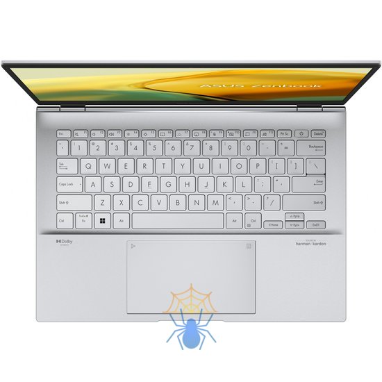 Ноутбук Asus Zenbook 14 UX3402VA-KP309 Core i5 1340P 16Gb SSD512Gb Intel Iris Xe graphics 14" IPS WQXGA (2560x1600) noOS silver WiFi BT Cam (90NB10G6-M00FF0) фото 5