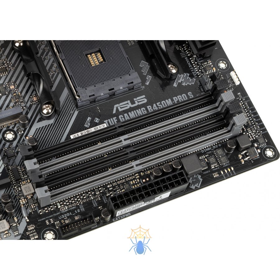 Материнская плата Asus TUF GAMING B450M-PRO S Soc-AM4 AMD B450 4xDDR4 mATX AC`97 8ch(7.1) 2.5Gg RAID+HDMI+DP фото 11