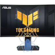 Монитор ASUS 27" TUF Gaming VG27VQM VA 1500R Curved 1920x1080 1ms 350cd 240Hz DVI HDMI*2 DP USB-Hub MM HAS Swivel Black; 90LM0510-B03E70 фото