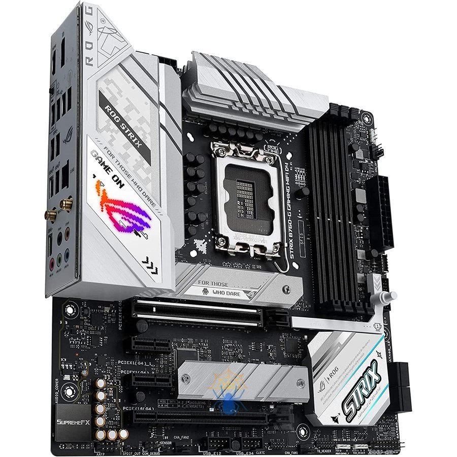 Материнская плата Asus ROG STRIX B760-G GAMING WIFI D4 Soc-1700 Intel B760 4xDDR4 mATX AC`97 8ch(7.1) 2.5Gg RAID+HDMI+DP фото 4