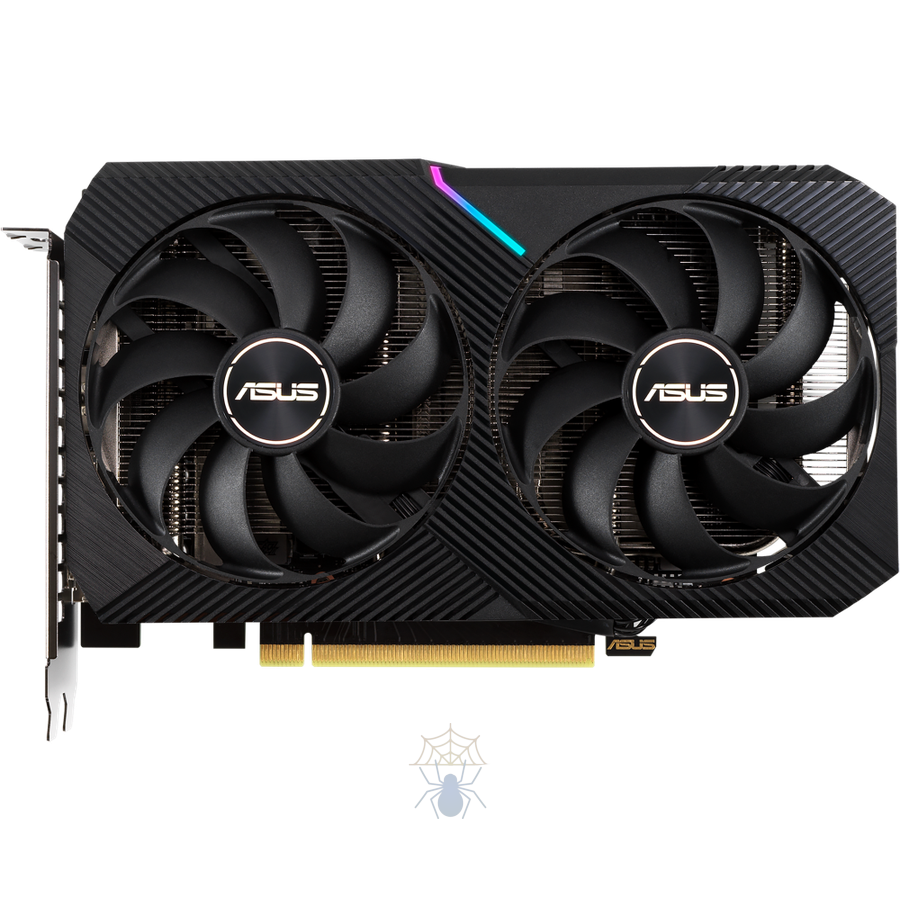 Видеокарта Asus PCI-E 4.0 DUAL-RTX3060-12G-V2 LHR NVIDIA GeForce RTX 3060 12288Mb 192 GDDR6 1777/15000 HDMIx1 DPx3 HDCP Ret фото