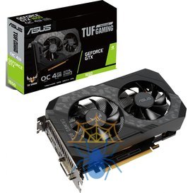 Видеокарта Asus PCI-E TUF-GTX1650-O4GD6-GAMING NVIDIA GeForce GTX 1650 4096Mb 128bit GDDR6 1410/6001 DVIx1/HDMIx1/DPx1/HDCP Ret фото 8