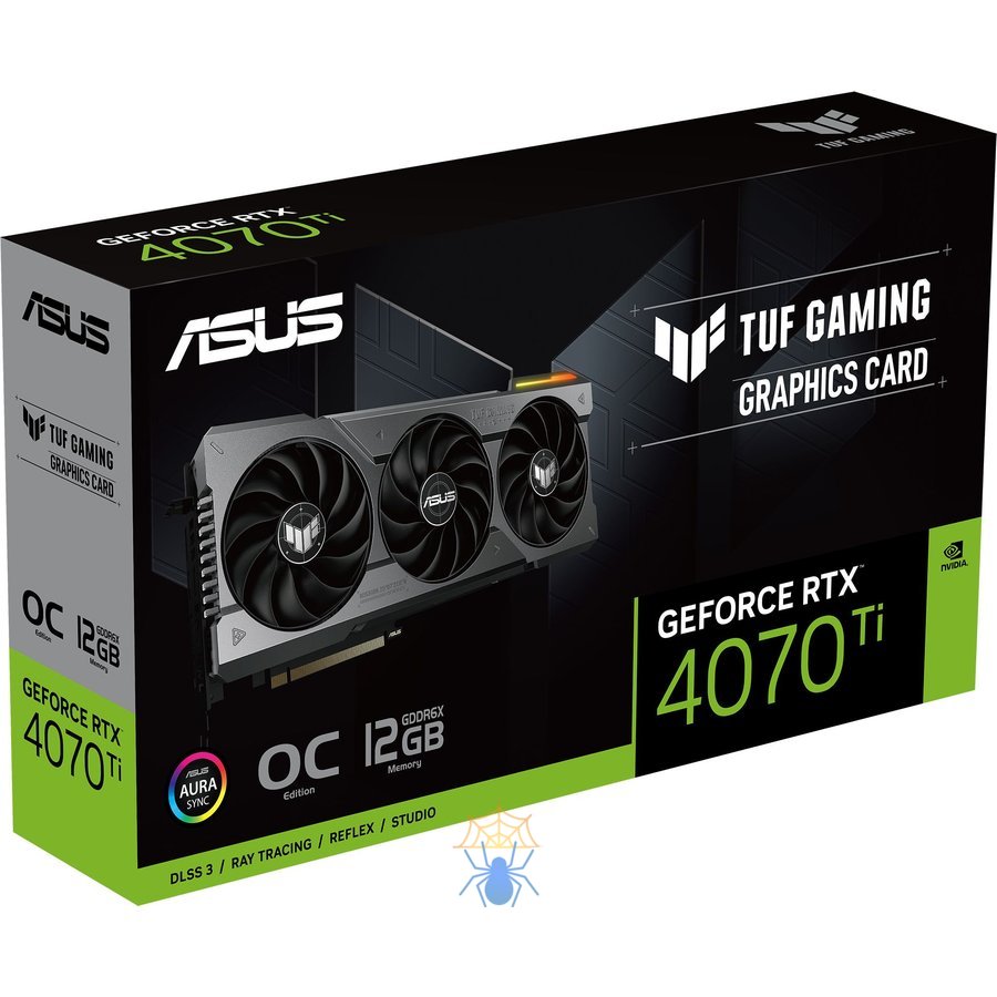 Видеокарта Asus PCI-E 4.0 TUF-RTX4070TI-O12G-GAMING NVIDIA GeForce RTX 4070TI 12Gb 192bit GDDR6X 2730/21000 HDMIx2 DPx3 HDCP Ret фото 11