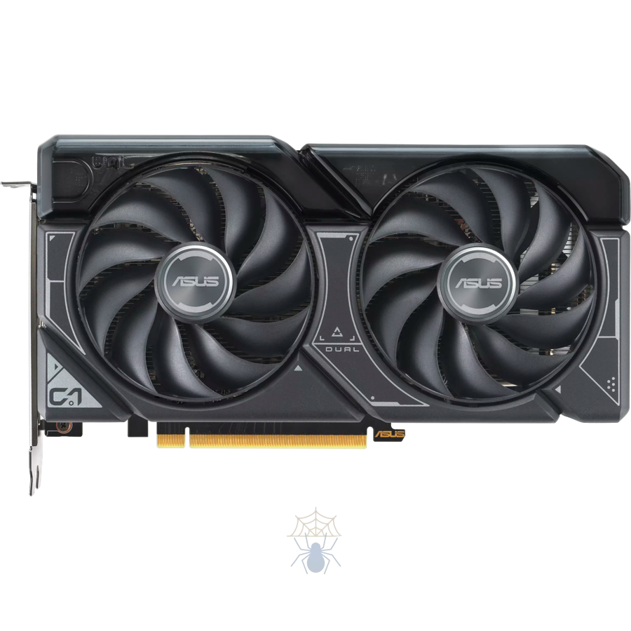 Видеокарта Asus PCI-E 4.0 DUAL-RTX4060TI-A16G NVIDIA GeForce RTX 4060TI 16Gb 128bit GDDR6 2550/18000 HDMIx1 DPx3 HDCP Ret фото