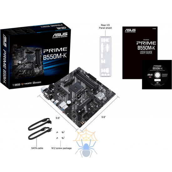 Материнская плата Asus PRIME B550M-K Soc-AM4 AMD B550 4xDDR4 mATX AC`97 8ch(7.1) GbLAN RAID+VGA+DVI+HDMI фото 5