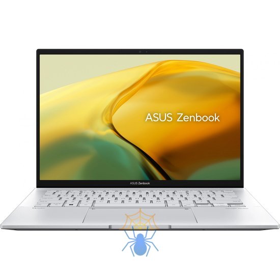 Ноутбук Asus Zenbook 14 OLED UX3402VA-KM748 Core i7 13700H 16Gb SSD1Tb Intel Iris Xe graphics 14" OLED 2.8K (2880x1800) noOS silver WiFi BT Cam Bag (90NB10G6-M015R0) фото