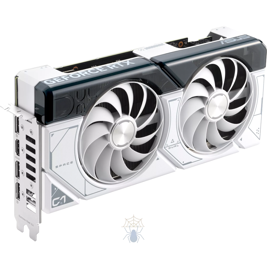 Видеокарта Asus PCI-E 4.0 DUAL-RTX4070S-O12G-WHITE NVIDIA GeForce RTX 4070 Super 12Gb 192bit GDDR6X 2520/21000 HDMIx1 DPx3 HDCP Ret фото 4