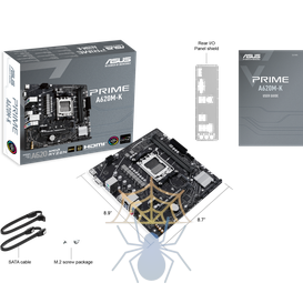 Материнская плата Asus PRIME A620M-K SocketAM5 AMD A620 2xDDR5 mATX AC`97 8ch(7.1) GbLAN RAID+VGA+HDMI фото 5