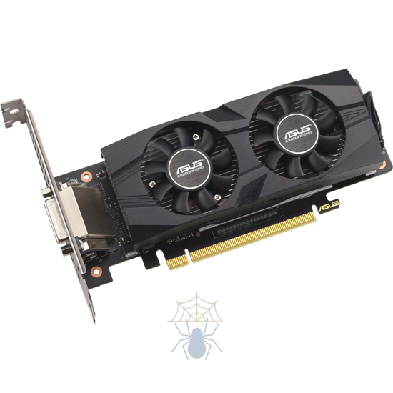 Видеокарта Asus PCI-E 4.0 RTX3050-O6G-LP-BRK NVIDIA GeForce RTX 3050 6Gb 96bit GDDR6 1507/14000 DVIx1 HDMIx1 DPx1 HDCP Ret low profile фото