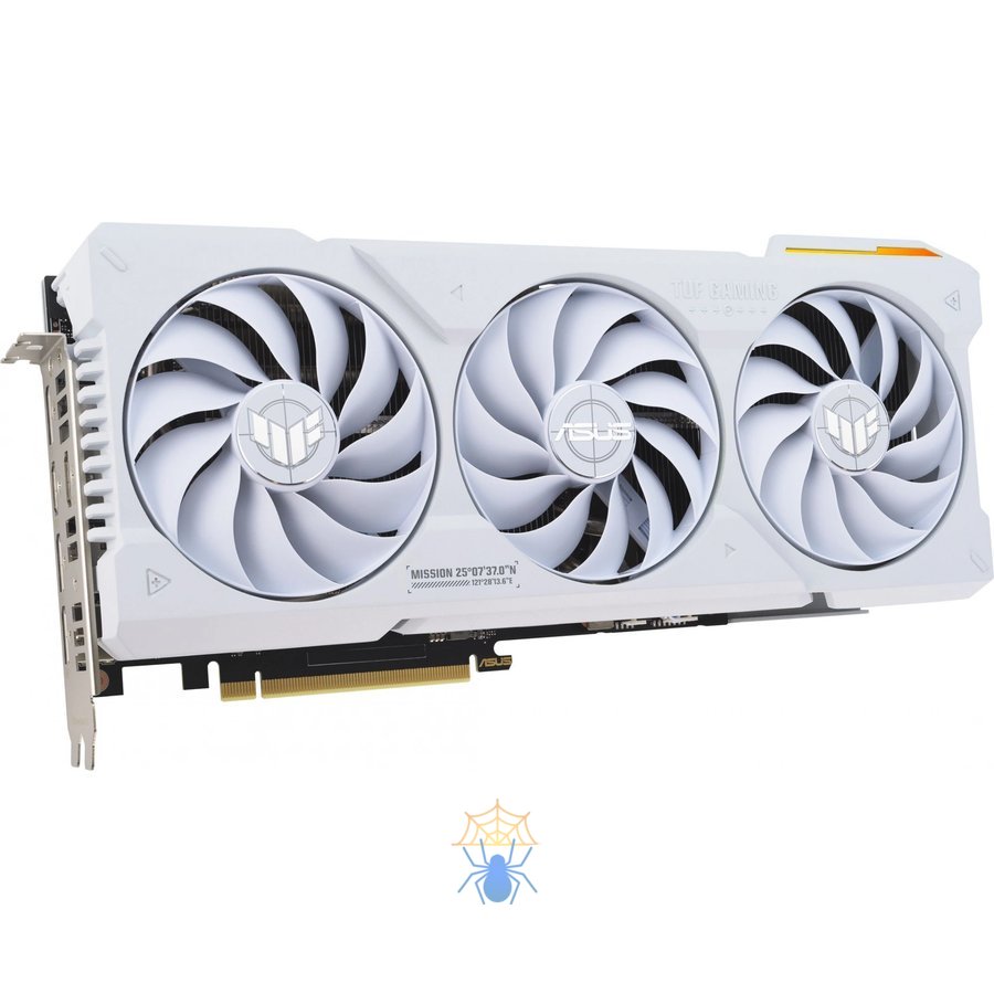 Видеокарта Asus PCI-E 4.0 TUF-RTX4070TIS-O16G-WHITE-GAMING NVIDIA GeForce RTX 4070TI Super 16Gb 192bit GDDR6X 2640/21000 HDMIx2 DPx3 HDCP Ret фото 4