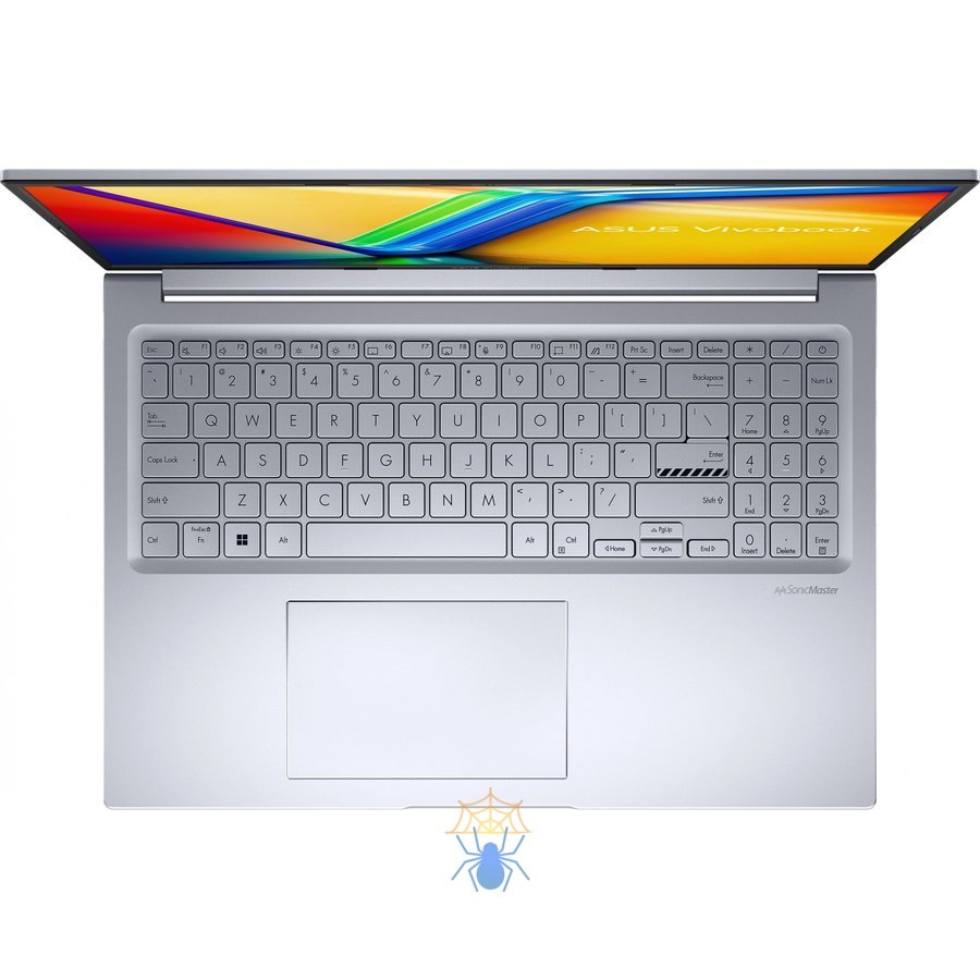 Ноутбук Asus VivoBook 16X M3604YA-MB282 Ryzen 5 7530U 16Gb SSD512Gb AMD Radeon 16" IPS WUXGA (1920x1200) noOS silver WiFi BT Cam (90NB11A2-M00CJ0) фото 5