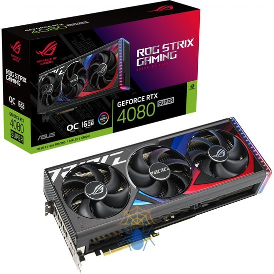 Видеокарта Asus PCI-E 4.0 ROG-STRIX-RTX4080S-O16G-GAMING NVIDIA GeForce RTX 4080 Super 16Gb 256bit GDDR6X 2640/23000 HDMIx2 DPx3 HDCP Ret фото 13