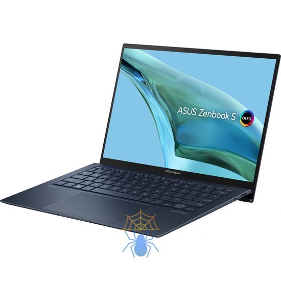 Ноутбук Asus Zenbook S UX5304MA-NQ172 Core Ultra 7 155U 16Gb SSD1Tb Intel Graphics 13.3" OLED 3K (2880x1800) noOS blue WiFi BT Cam Bag (90NB12V3-M00B20) фото 2